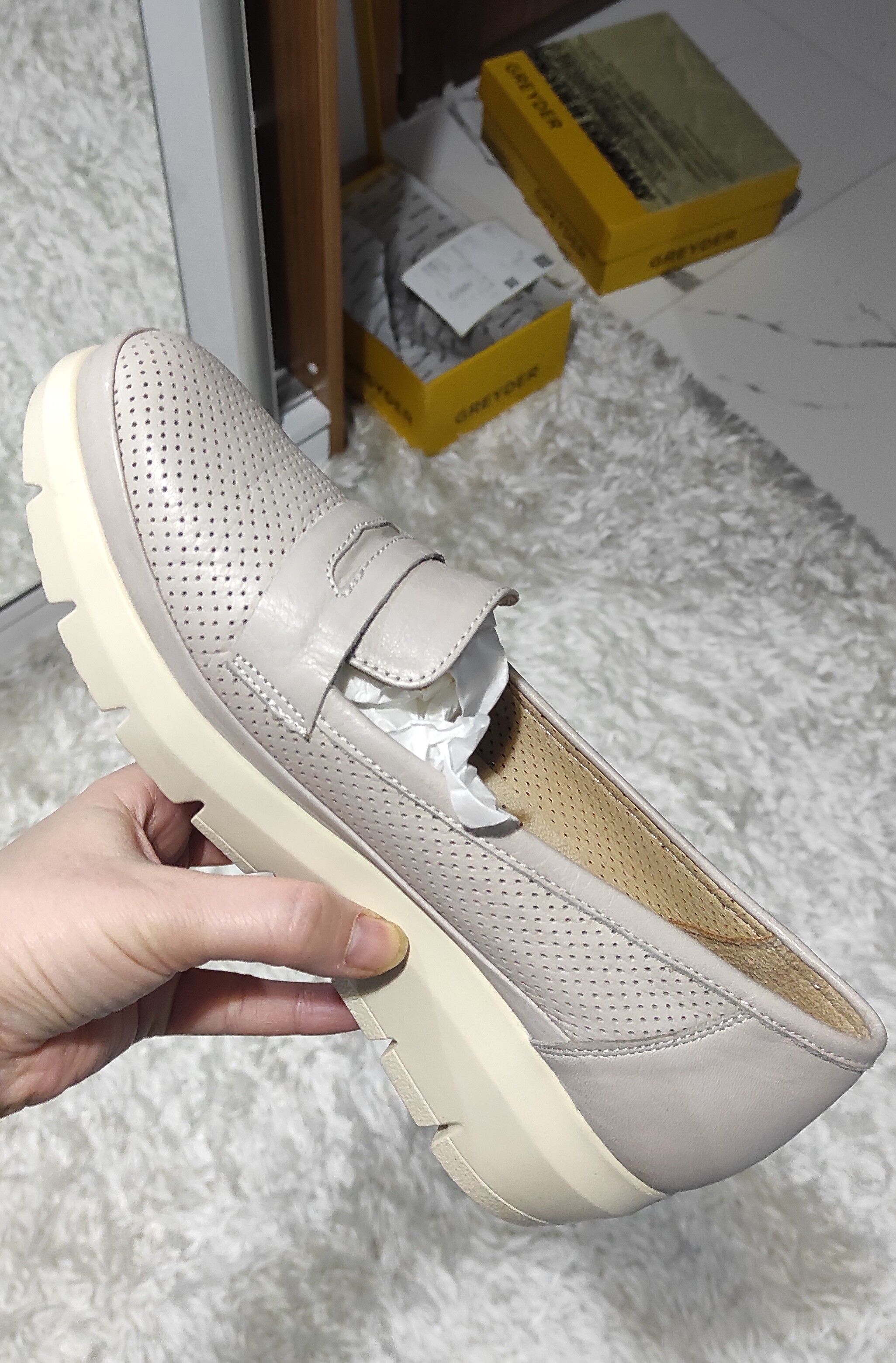 Kadın Vizon Hakiki Deri Casual Ayakkkabı