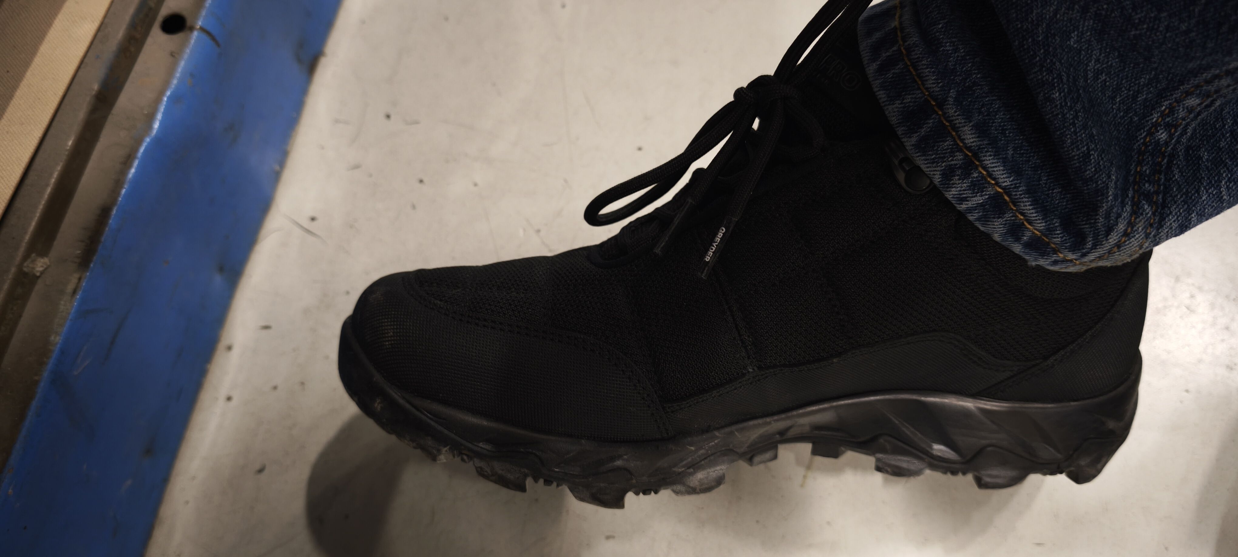 Erkek Siyah Su Geçirmez Outdoor Ayakkabı