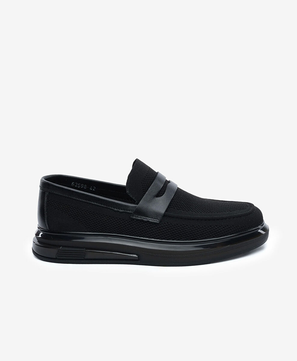 Erkek Siyah Loafer Ayakkabı