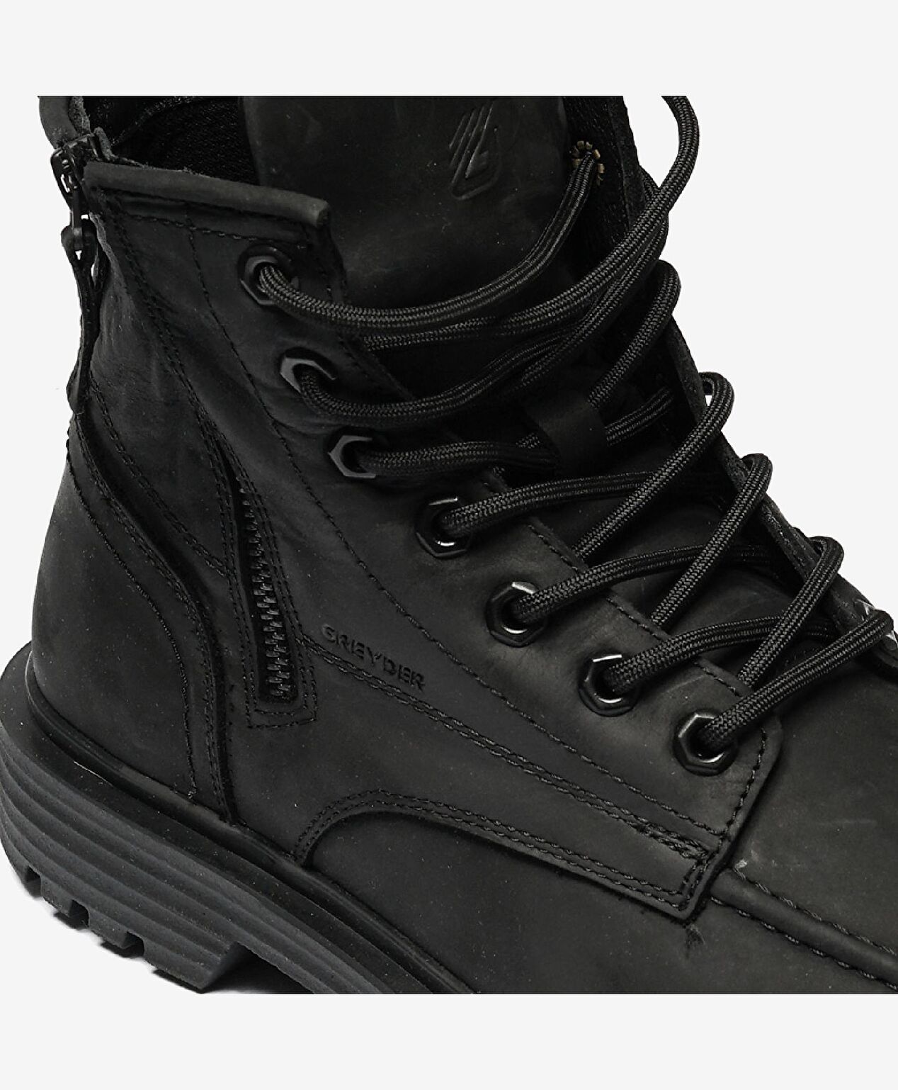 Erkek Siyah Hakiki Deri Memory Foam Taban Günlük Bot - 4