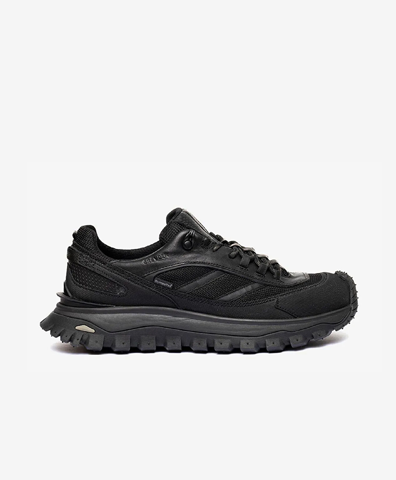 Erkek Siyah Hakiki Deri Su Geçirmez Outdoor Ayakkabı - 1