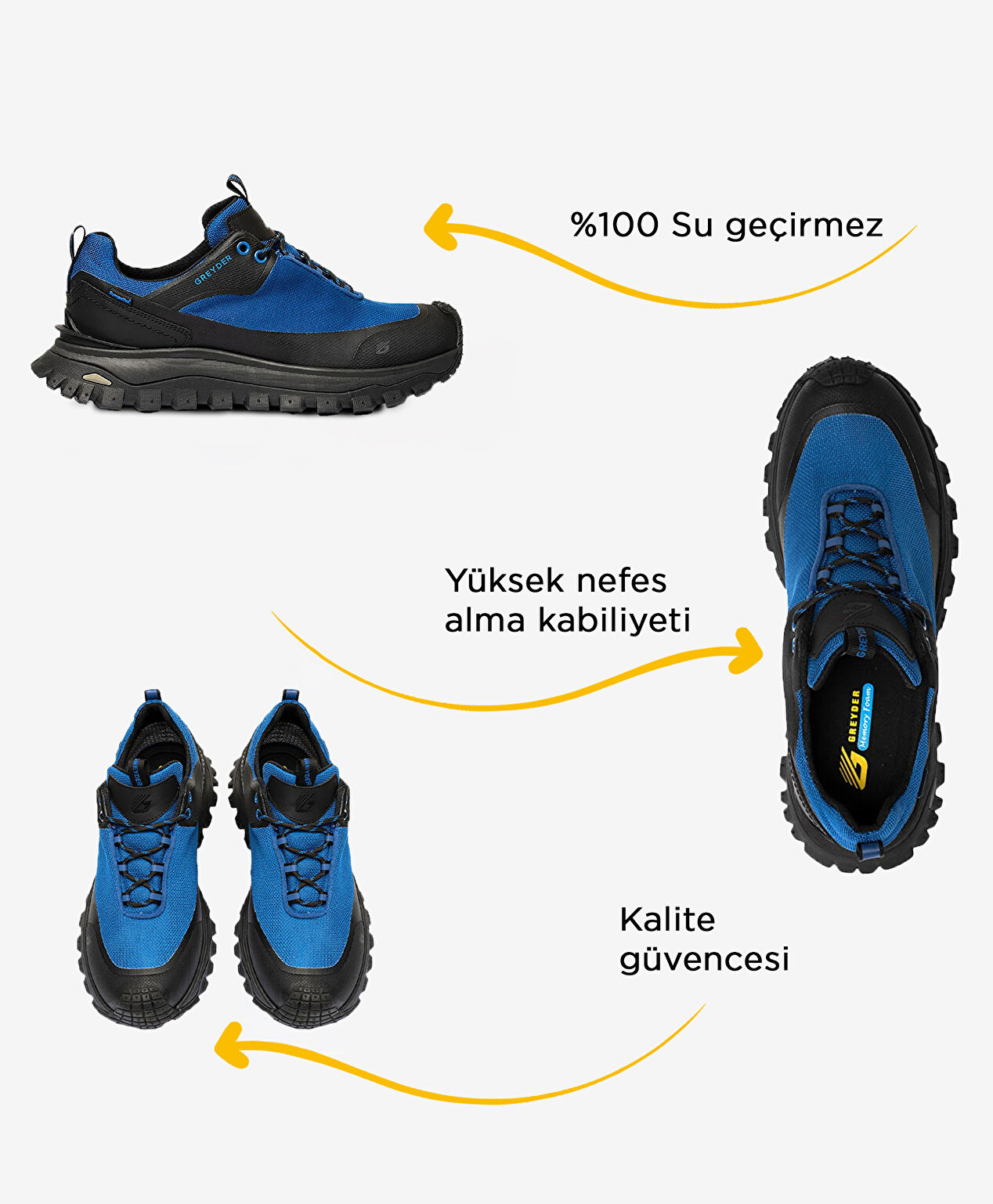 Saks Su Geçirmez Ayakkabı - 2