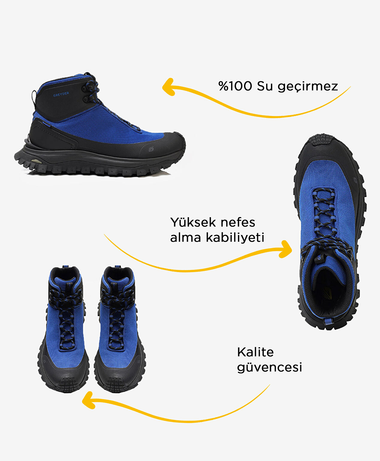 Erkek Saks Su Geçirmez Outdoor Bot - 2