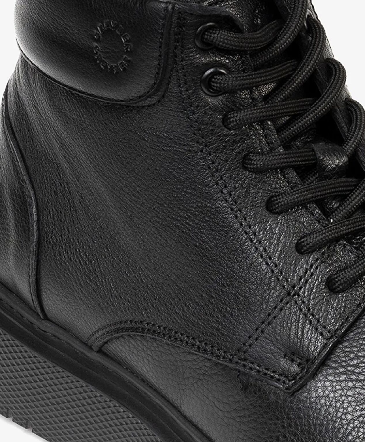 Erkek Siyah Hakiki Deri Casual Bot - 4