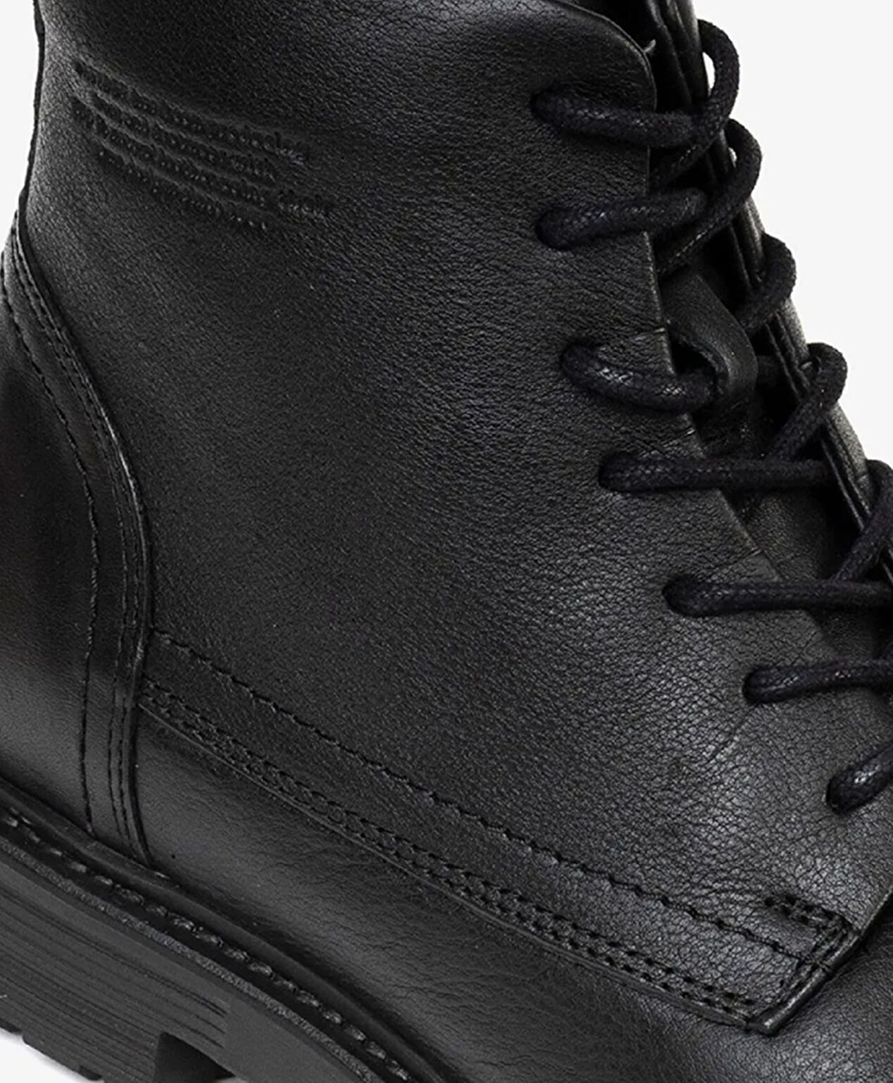 Erkek Siyah Hakiki Deri Casual Bot - 4