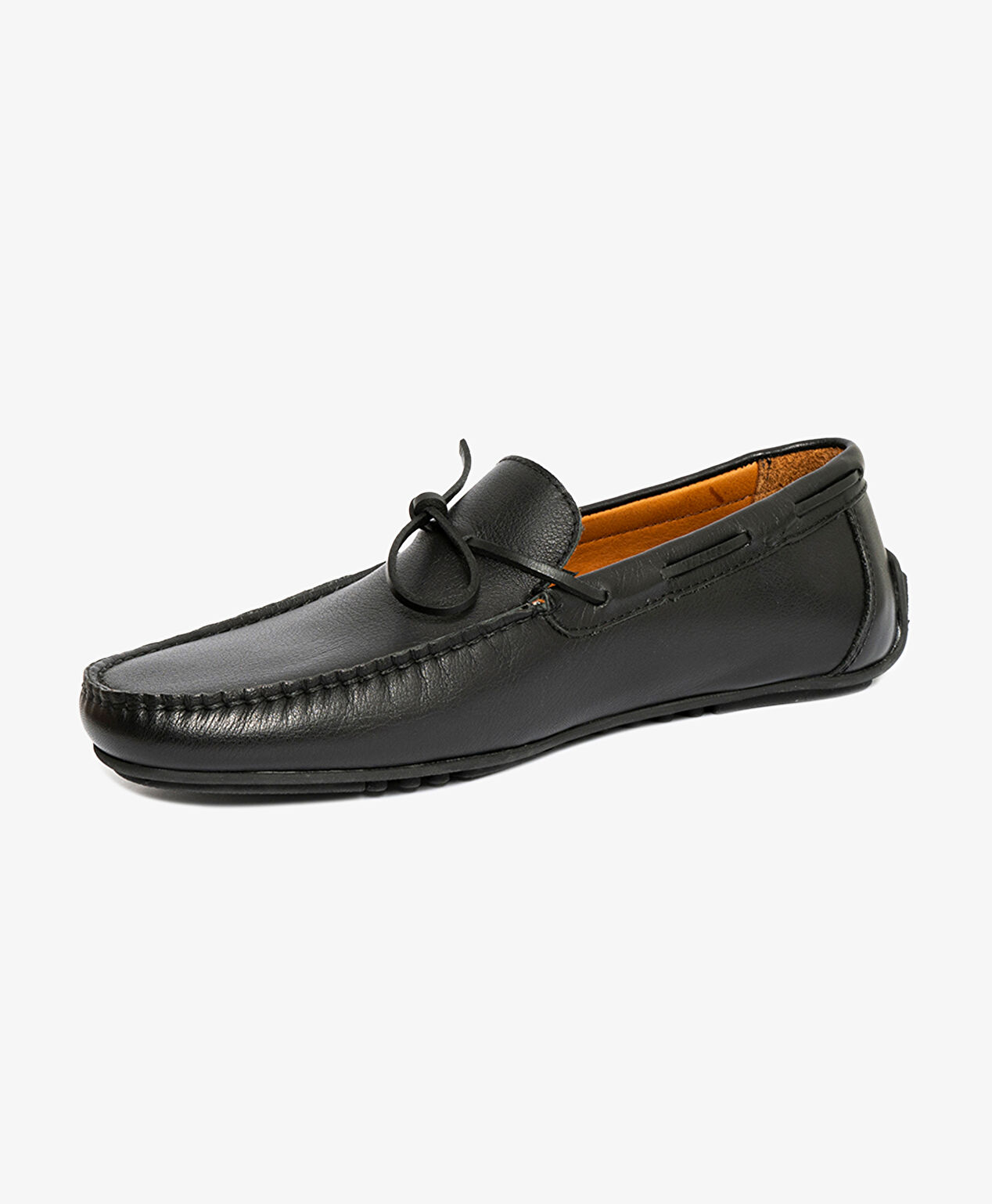 Erkek Siyah Hakiki Deri Loafer Ayakkabı - 2