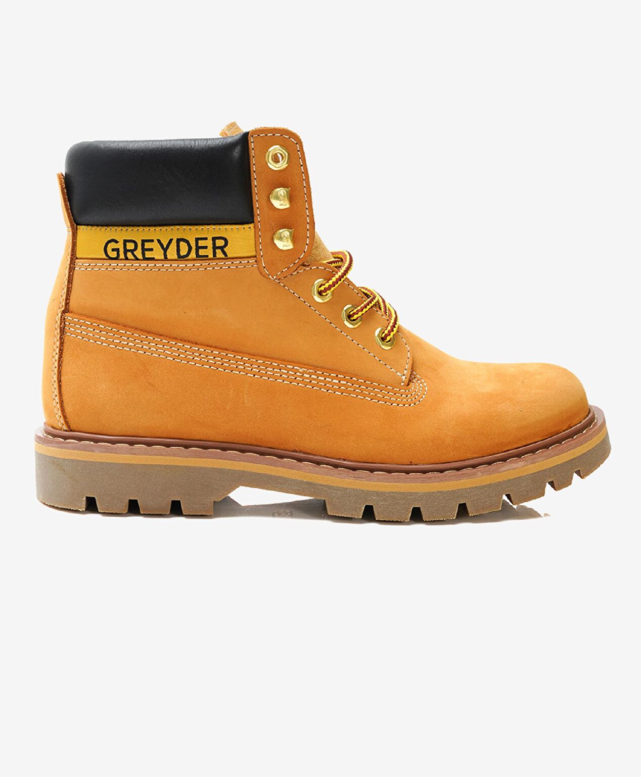 Sarı Hakiki Deri Günlük Bot - 1