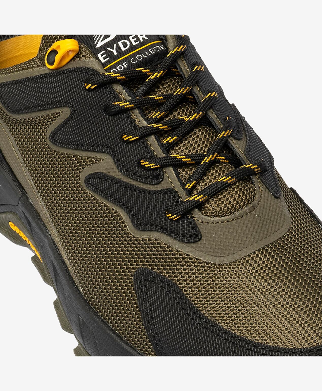 Erkek Siyah Haki Hakiki Deri Su Geçirmez Outdoor Ayakkabı 3K1GA16345 - 4