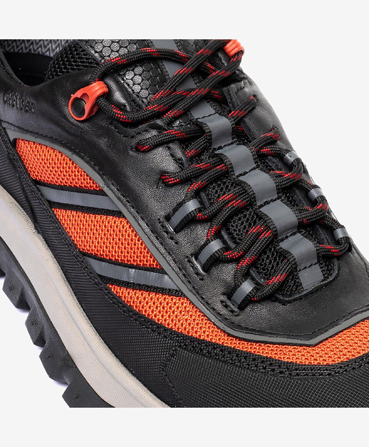 Siyah Kırmızı Su Geçirmez Outdoor Ayakkabı - 5