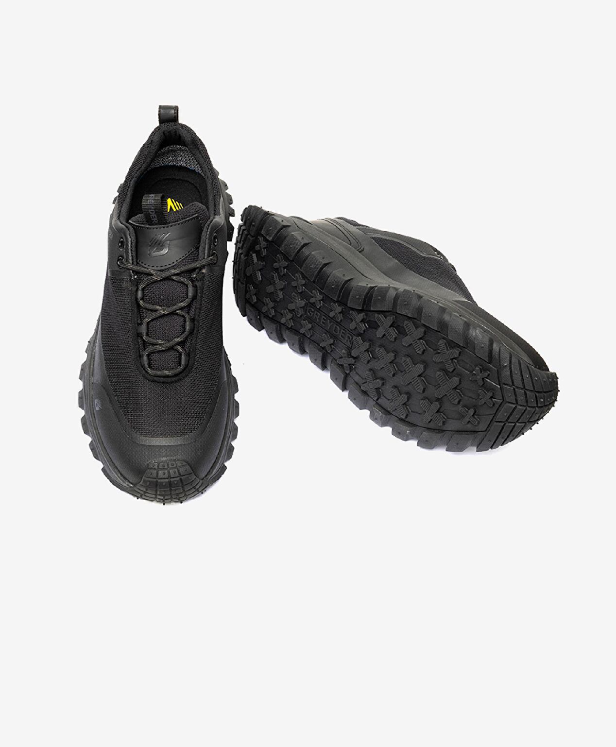 Siyah Su Geçirmez Ayakkabı - 6