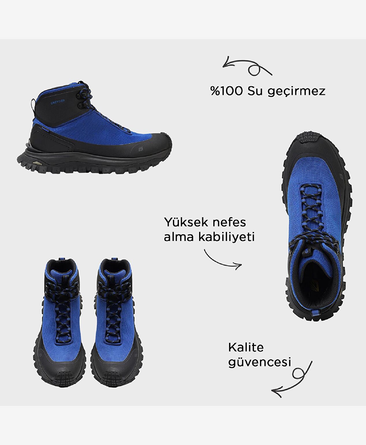 Erkek Saks Su Geçirmez Outdoor Bot - 2
