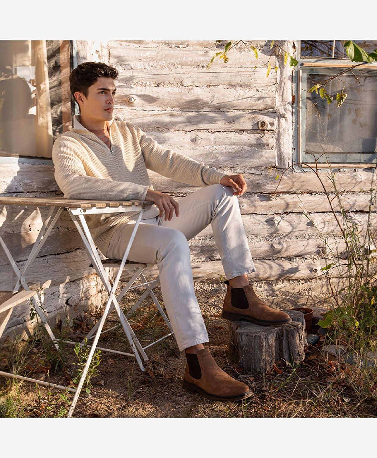 Erkek Deve Tüyü Hakiki Deri Chelsea Bot - 2