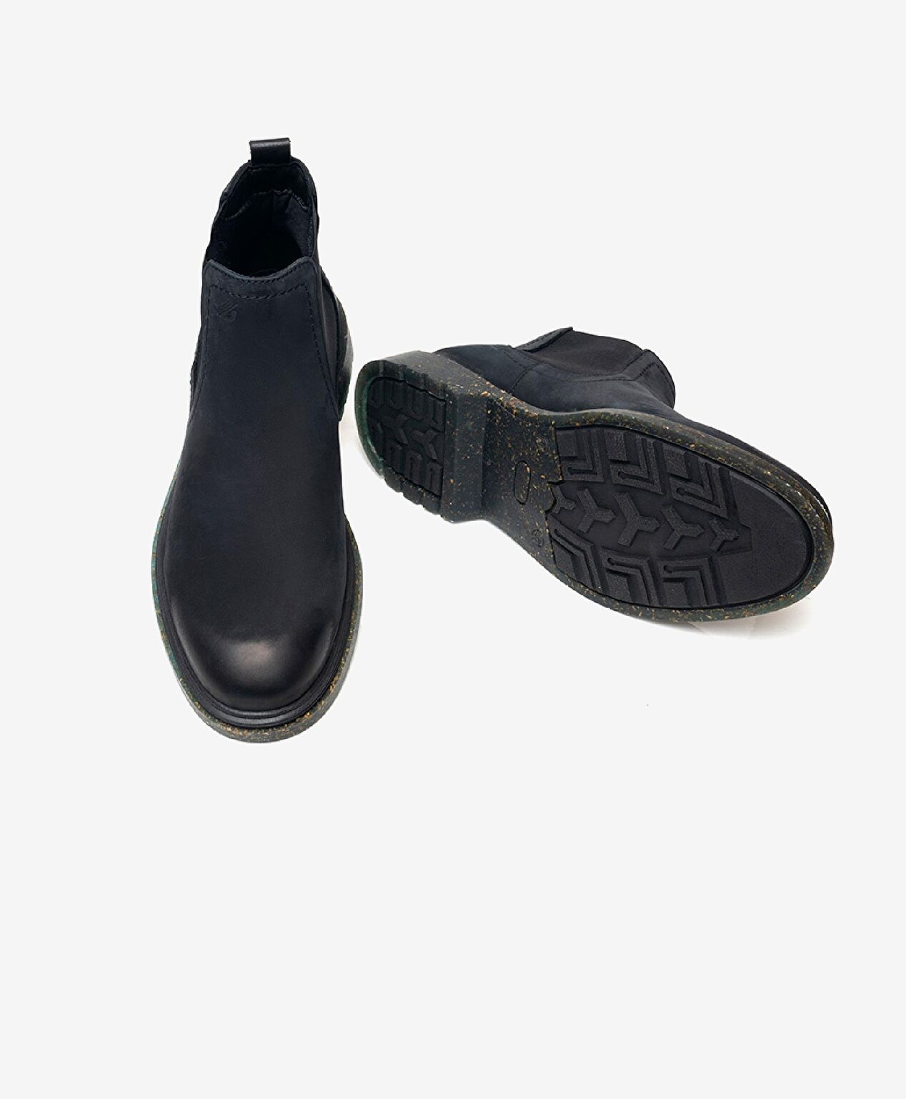 Erkek Siyah Hakiki Deri Chelsea Bot - 6