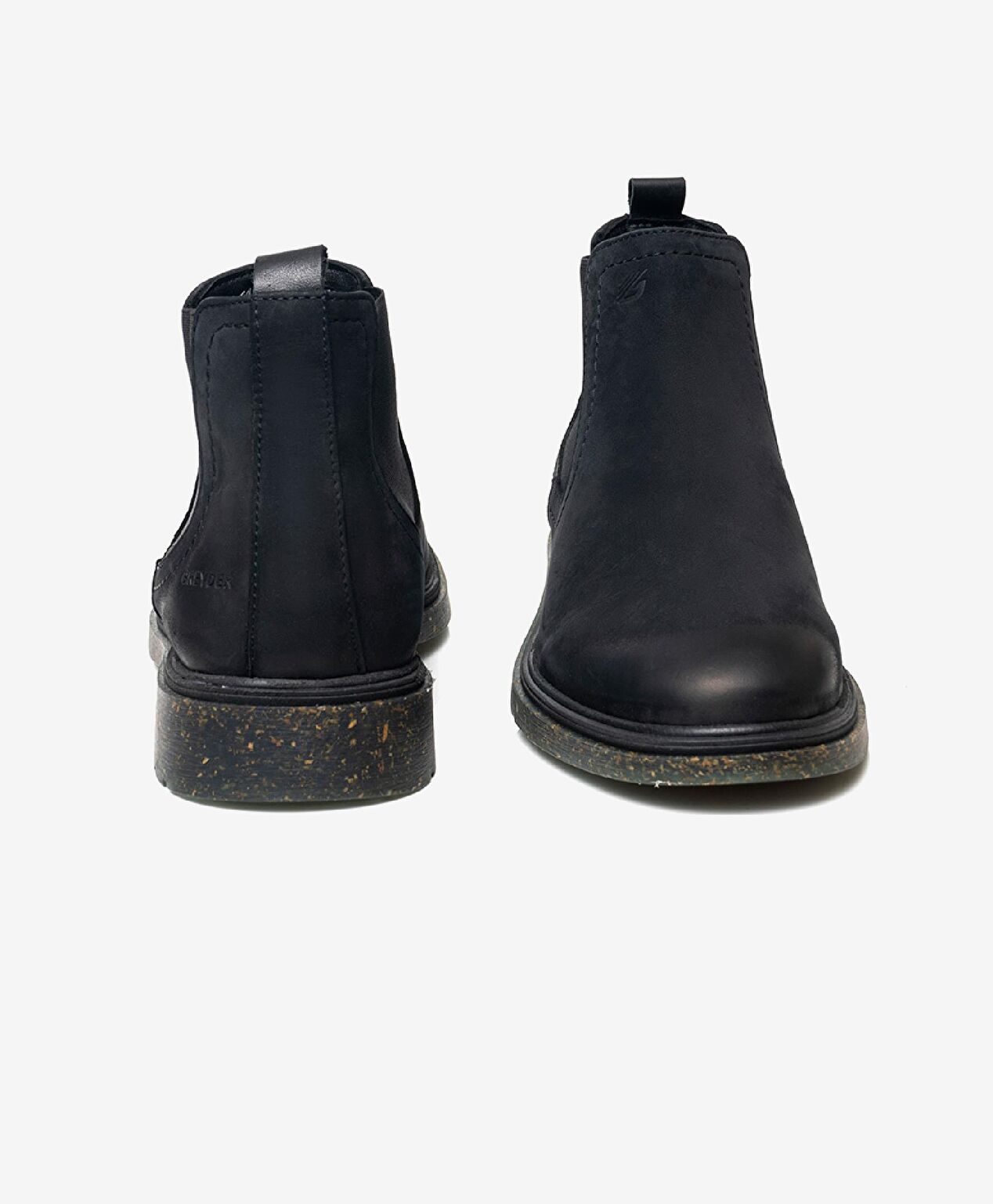 Erkek Siyah Hakiki Deri Chelsea Bot - 7