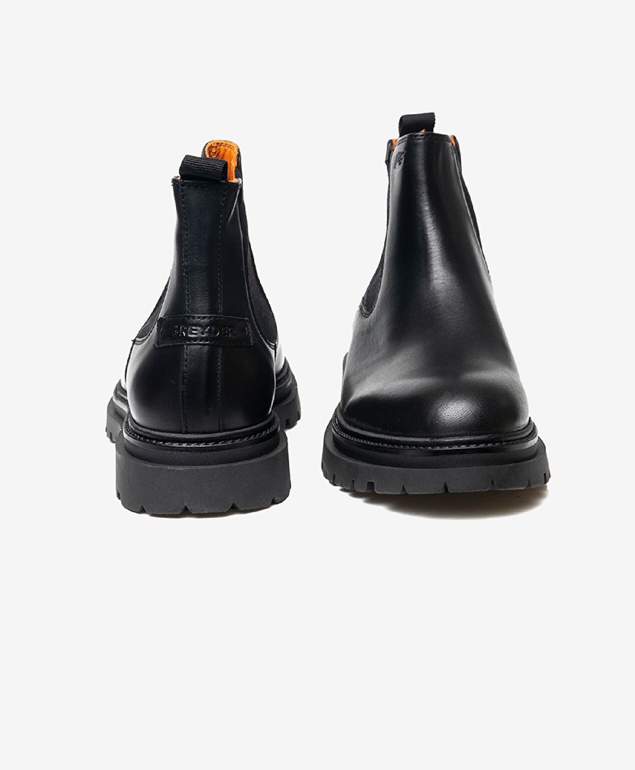 Erkek Siyah Hakiki Deri Chelsea Bot - 7