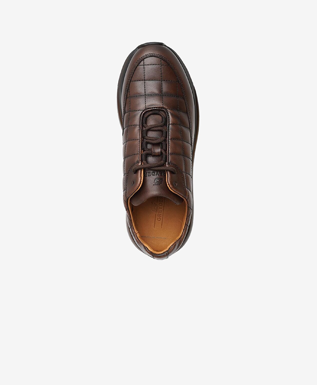 Erkek Kahverengi Hakiki Deri Spor Ayakkabı - 4