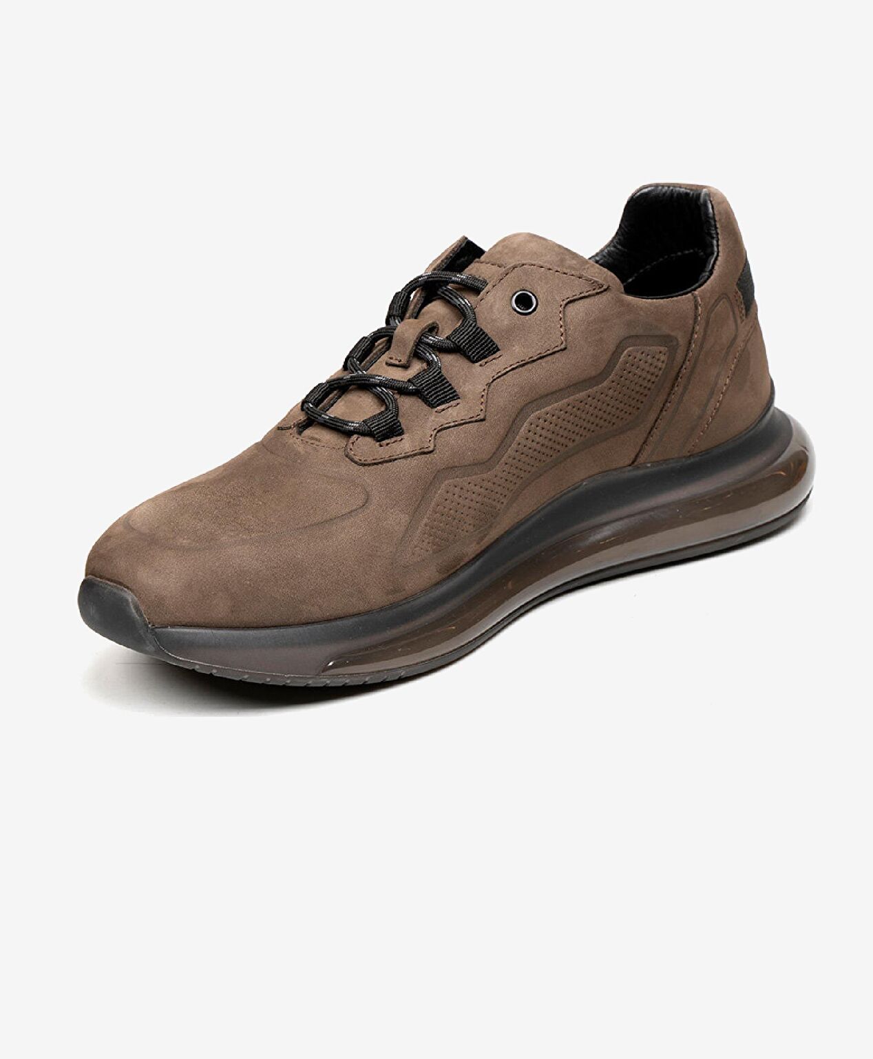 Erkek Duman Hakiki Deri Spor Ayakkabı - 3