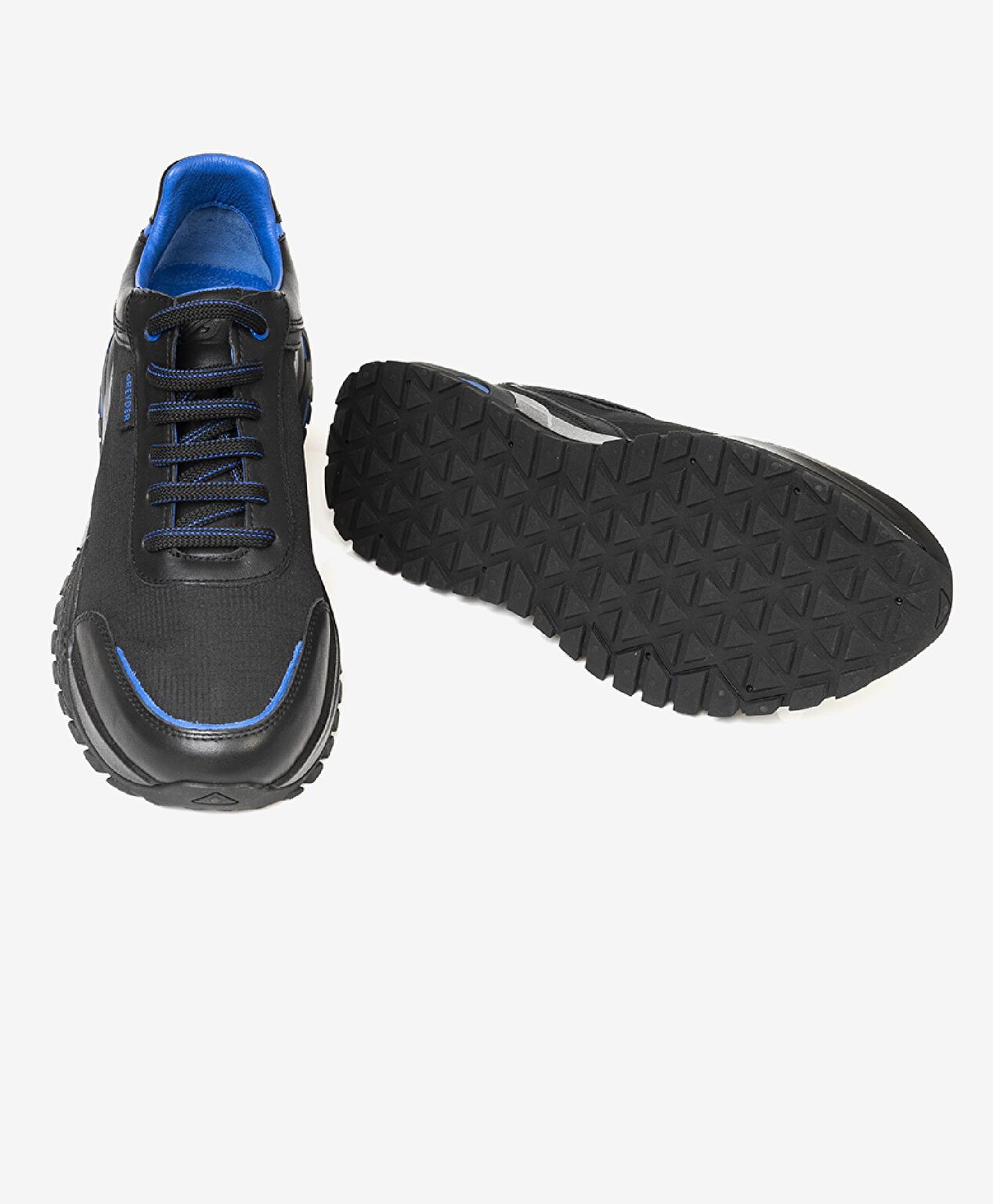 Erkek Siyah Saks Hakiki Deri Spor Ayakkabı - 5