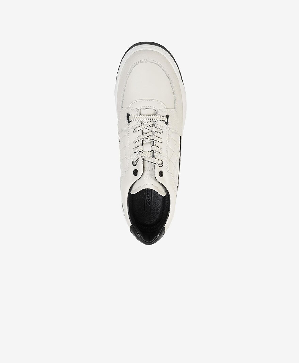 Erkek Beyaz Hakiki Deri Sneaker Ayakkabı - 4