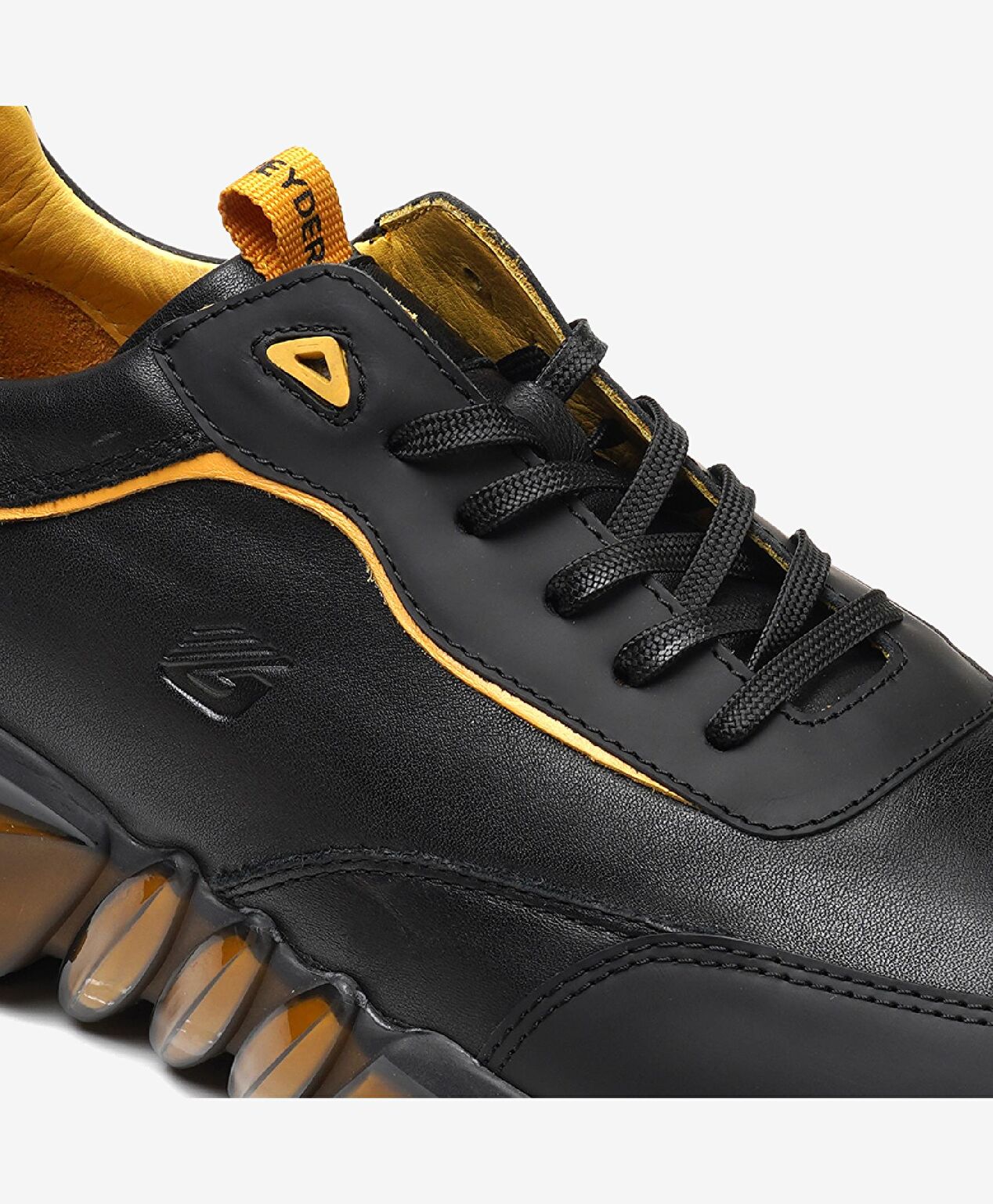 Erkek Siyah Hardal Hakiki Deri Spor Ayakkabı - 6