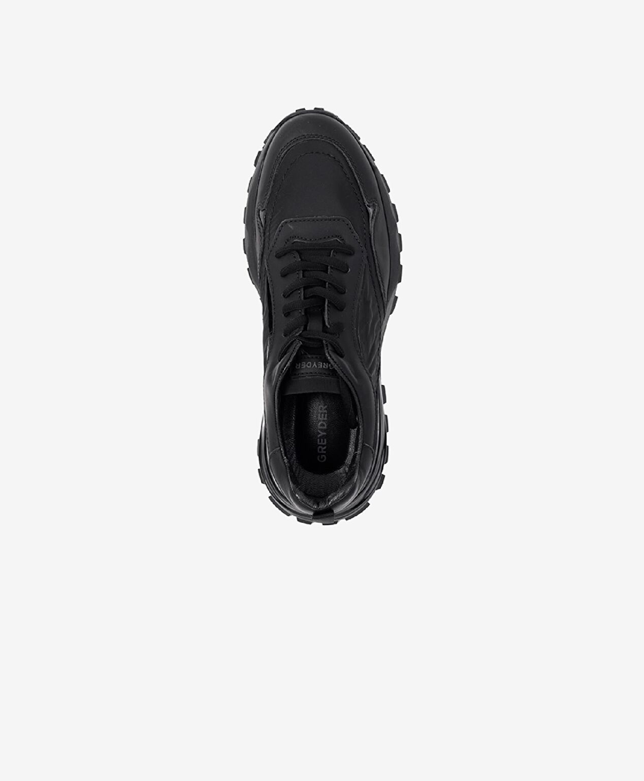 Erkek Siyah Hakiki Deri Spor Ayakkabı - 3