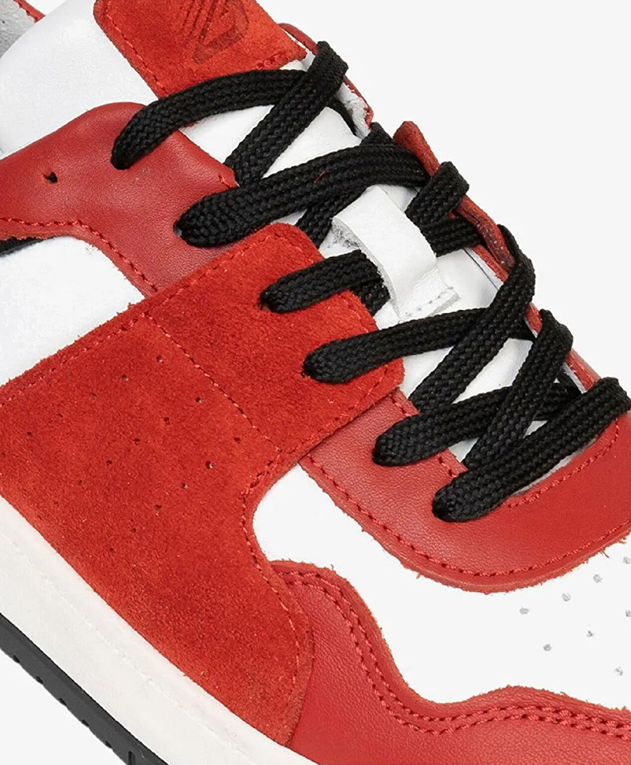 Erkek Kırmızı Beyaz Hakiki Deri Termo Taban Sneaker Ayakkabı - 4