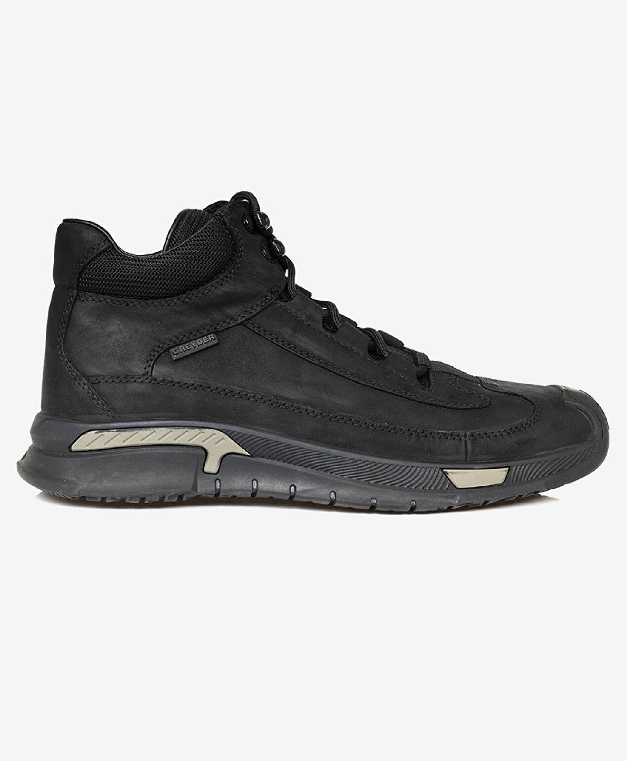 Erkek Siyah Hakiki Deri Casual Bot 3K1SB15090 - 1