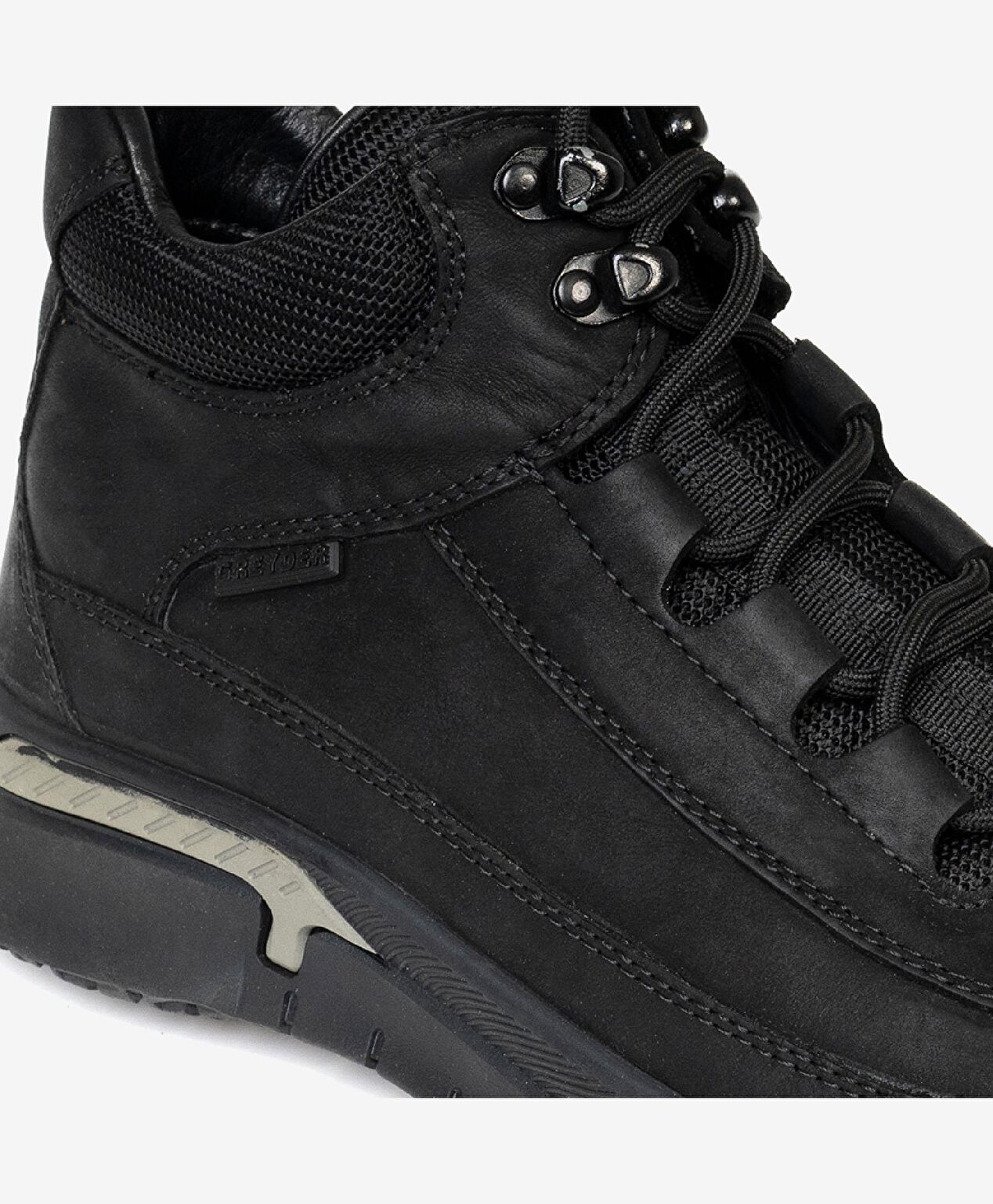 Erkek Siyah Hakiki Deri Casual Bot 3K1SB15090 - 4