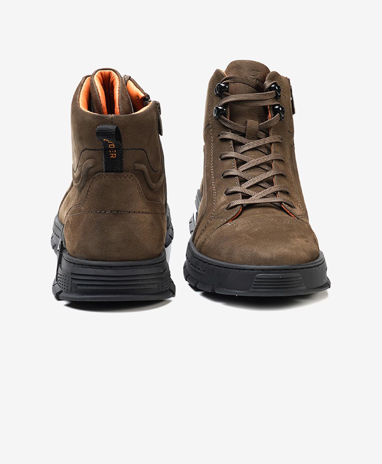 Erkek Duman Hakiki Deri Sneaker Bot - 6