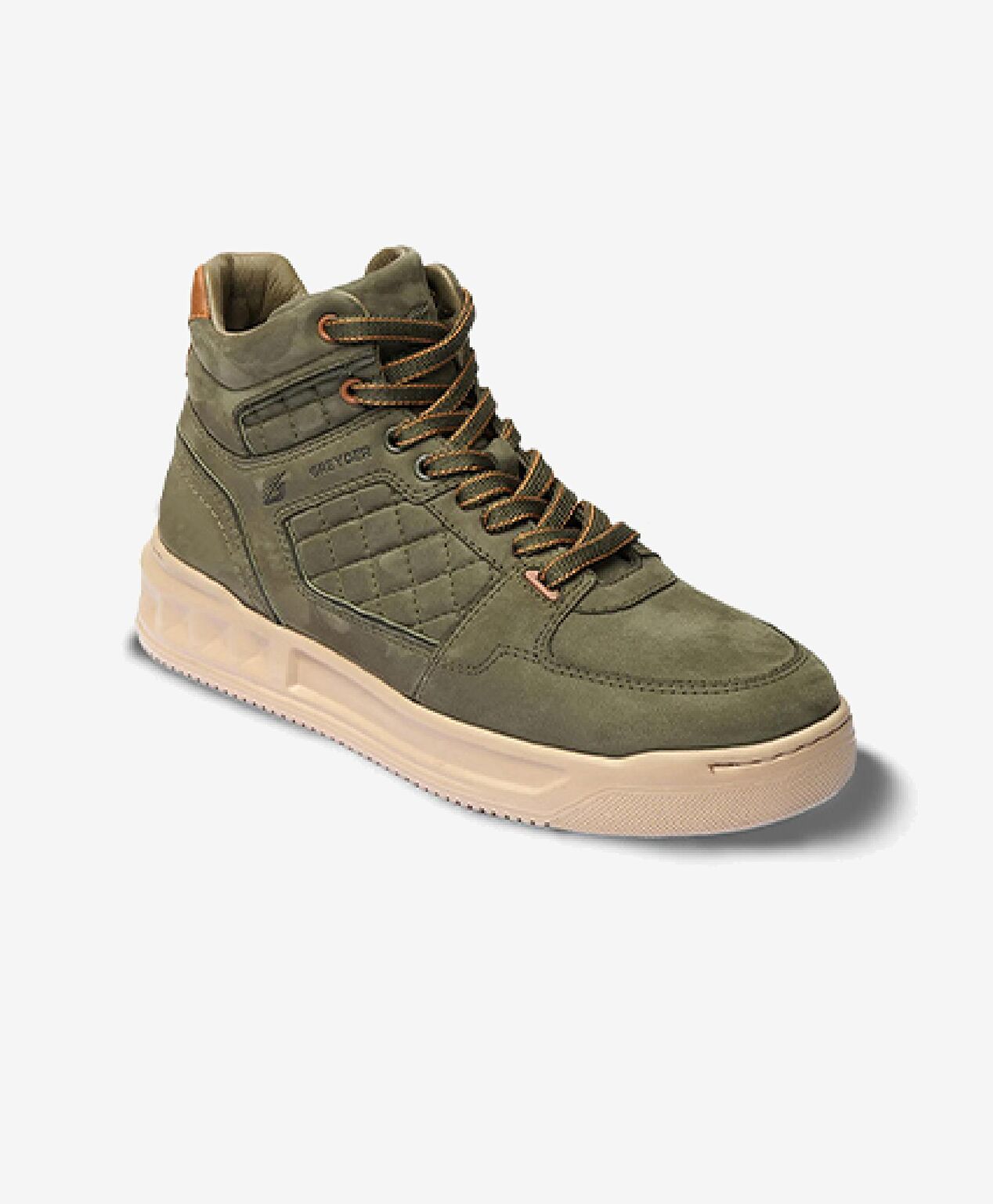 Erkek Haki Hakiki Deri Sneaker Bot - 2