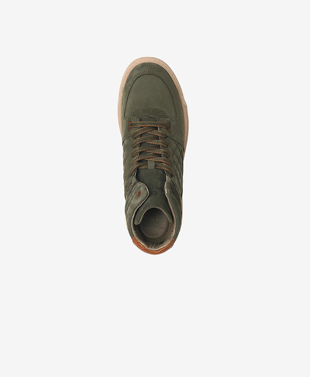 Erkek Haki Hakiki Deri Sneaker Bot - 4