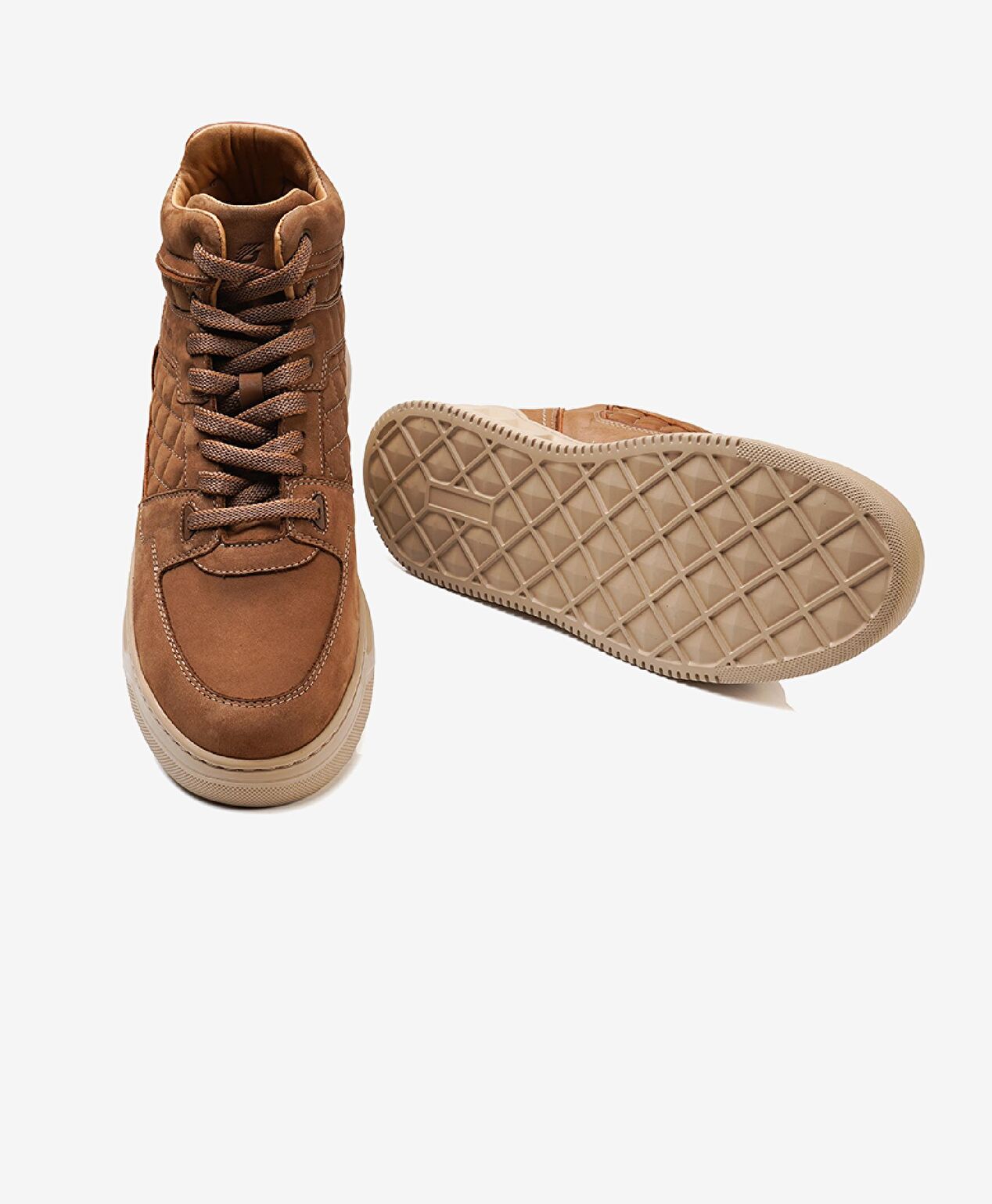 Erkek Deve Tüyü Hakiki Deri Sneaker Bot - 6