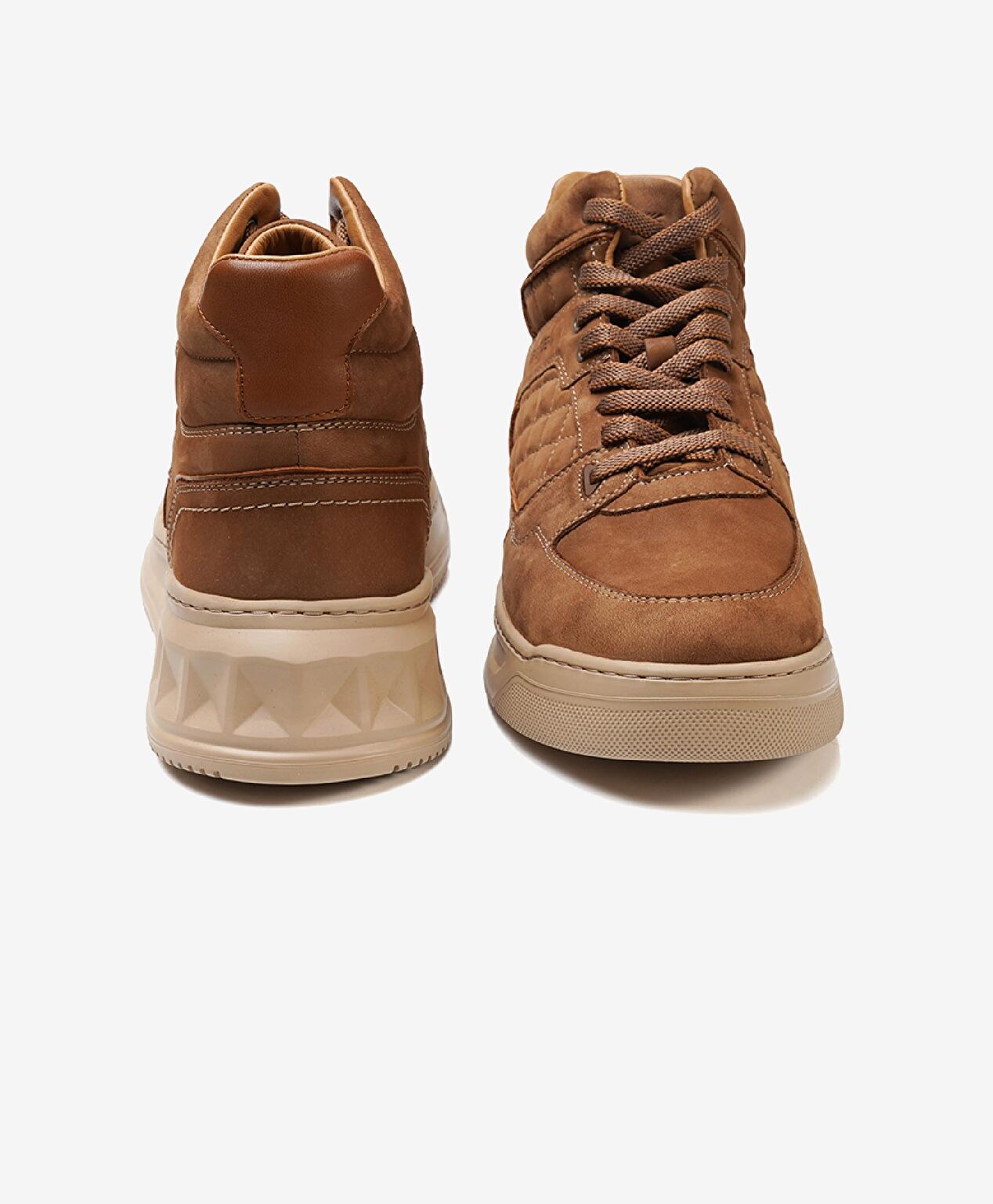 Erkek Deve Tüyü Hakiki Deri Sneaker Bot - 7