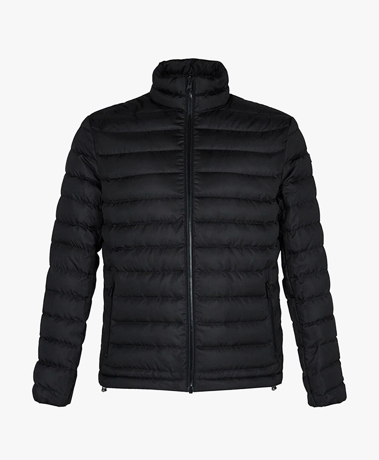 Erkek Siyah Kaz Tüyü Su İtici Çift Taraflı Mont - 3