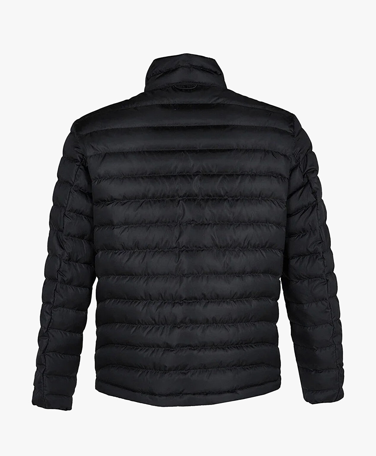 Erkek Siyah Kaz Tüyü Su İtici Çift Taraflı Mont - 4