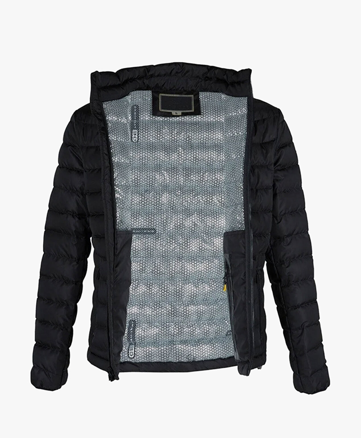 Erkek Siyah Kaz Tüyü Su İtici Çift Taraflı Mont - 5