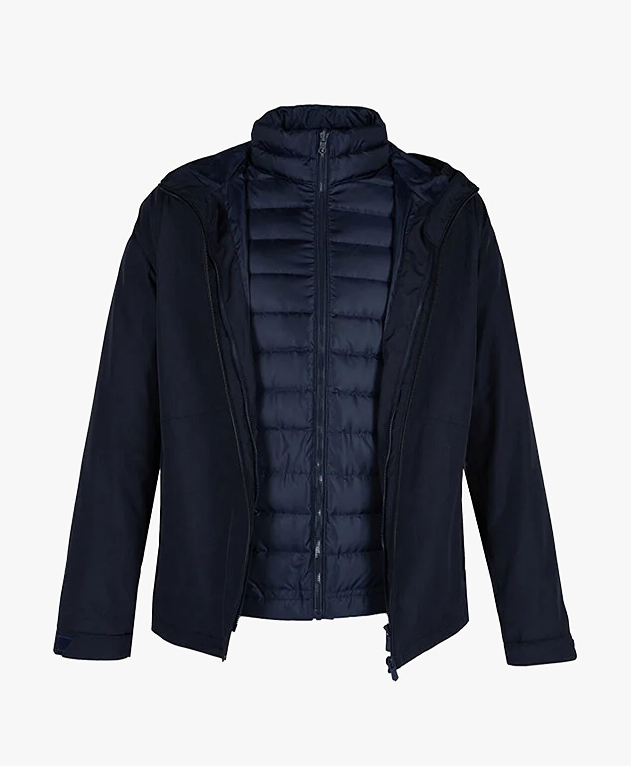 Erkek Lacivert Çift Taraflı Mont - 4