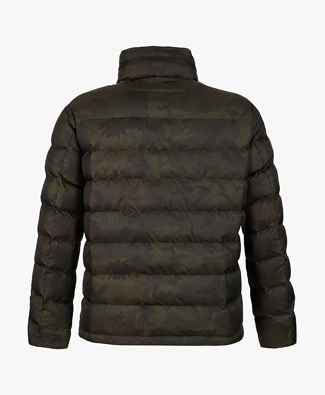 Erkek Haki Siyah Kaz Tüyü Su İtici Mont - 3