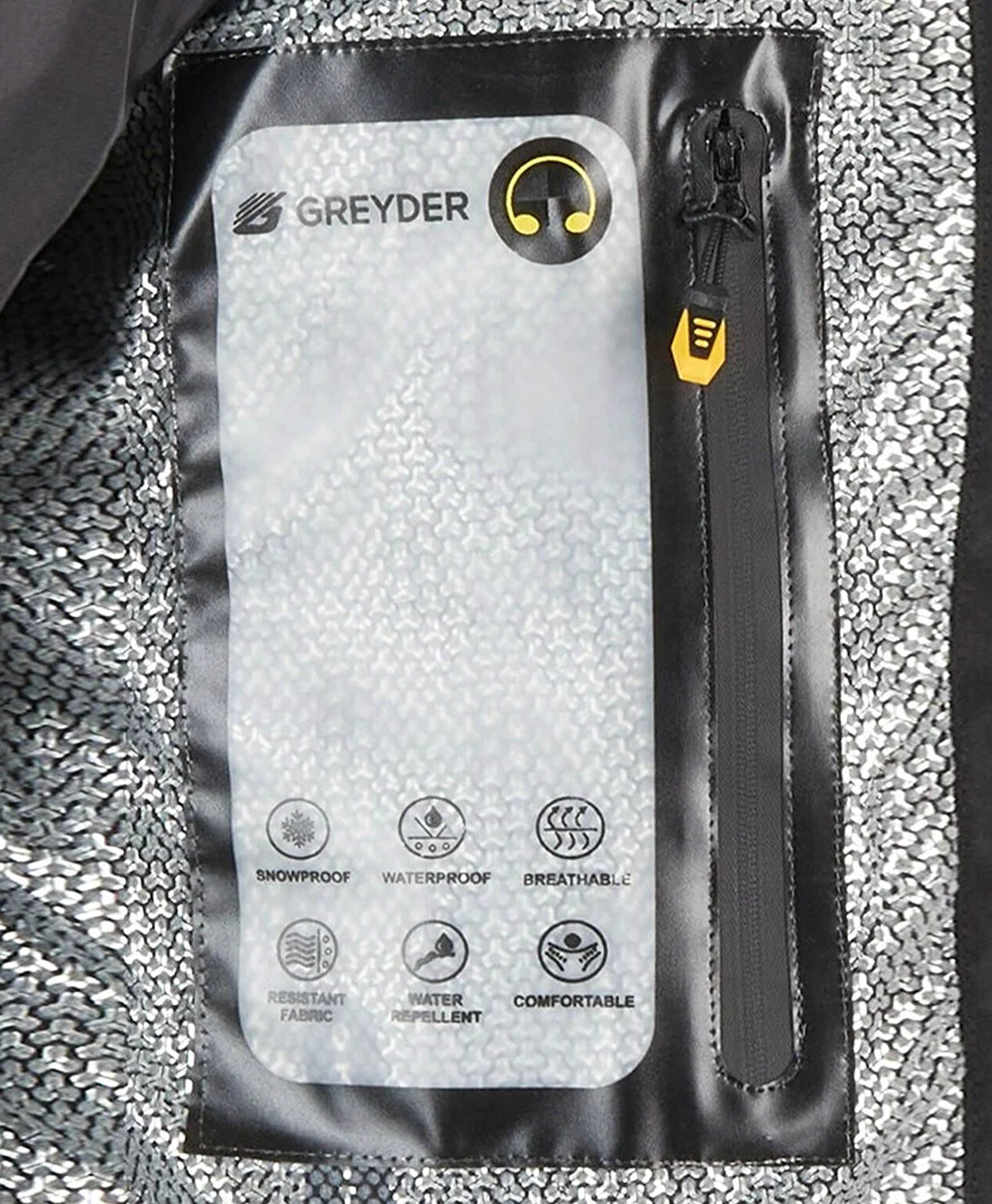 Erkek Siyah Kaz Tüyü Su İtici Mont 3K1TM83503 - 5