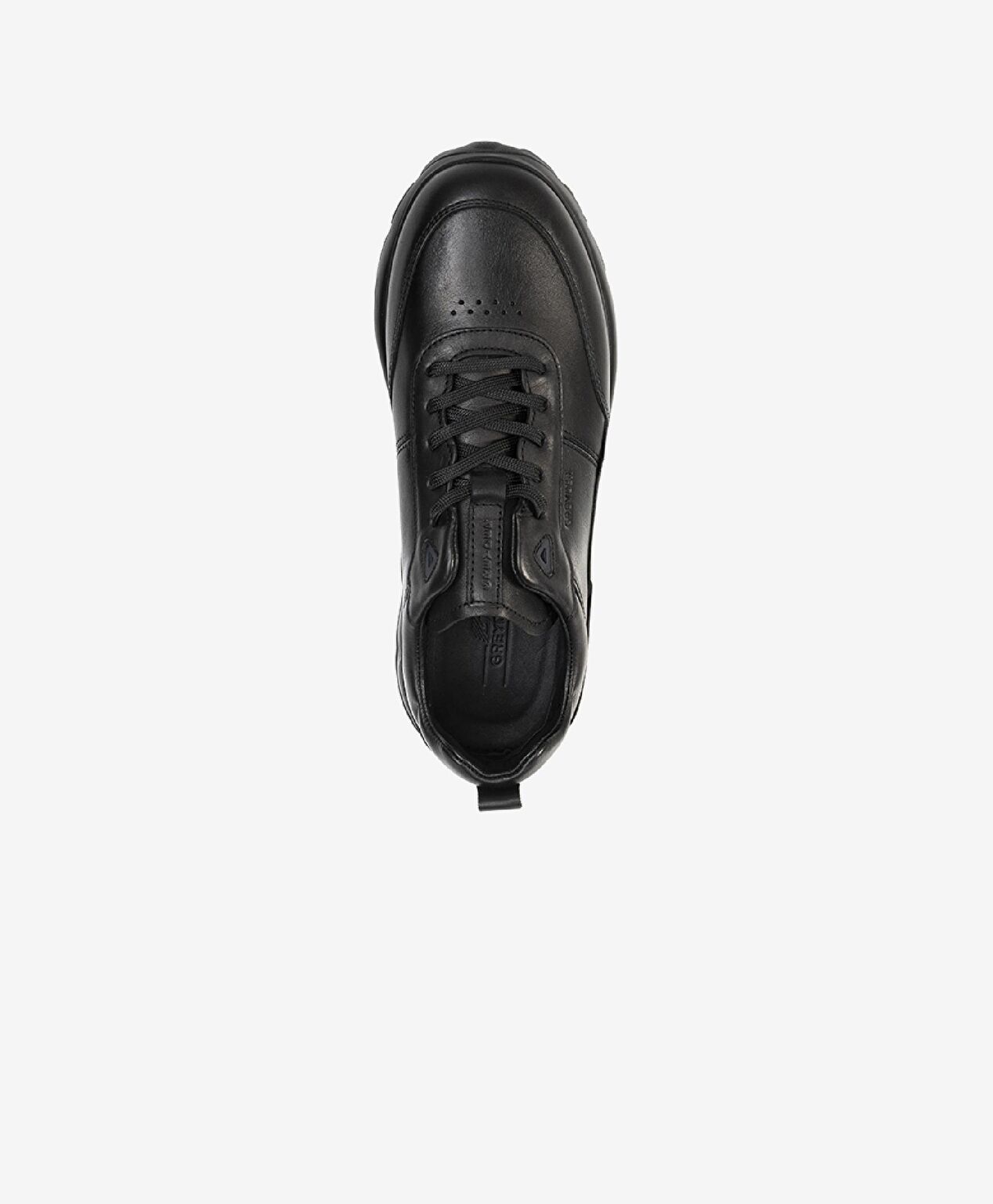 Erkek Siyah Hakiki Deri Casual Ayakkabı - 3