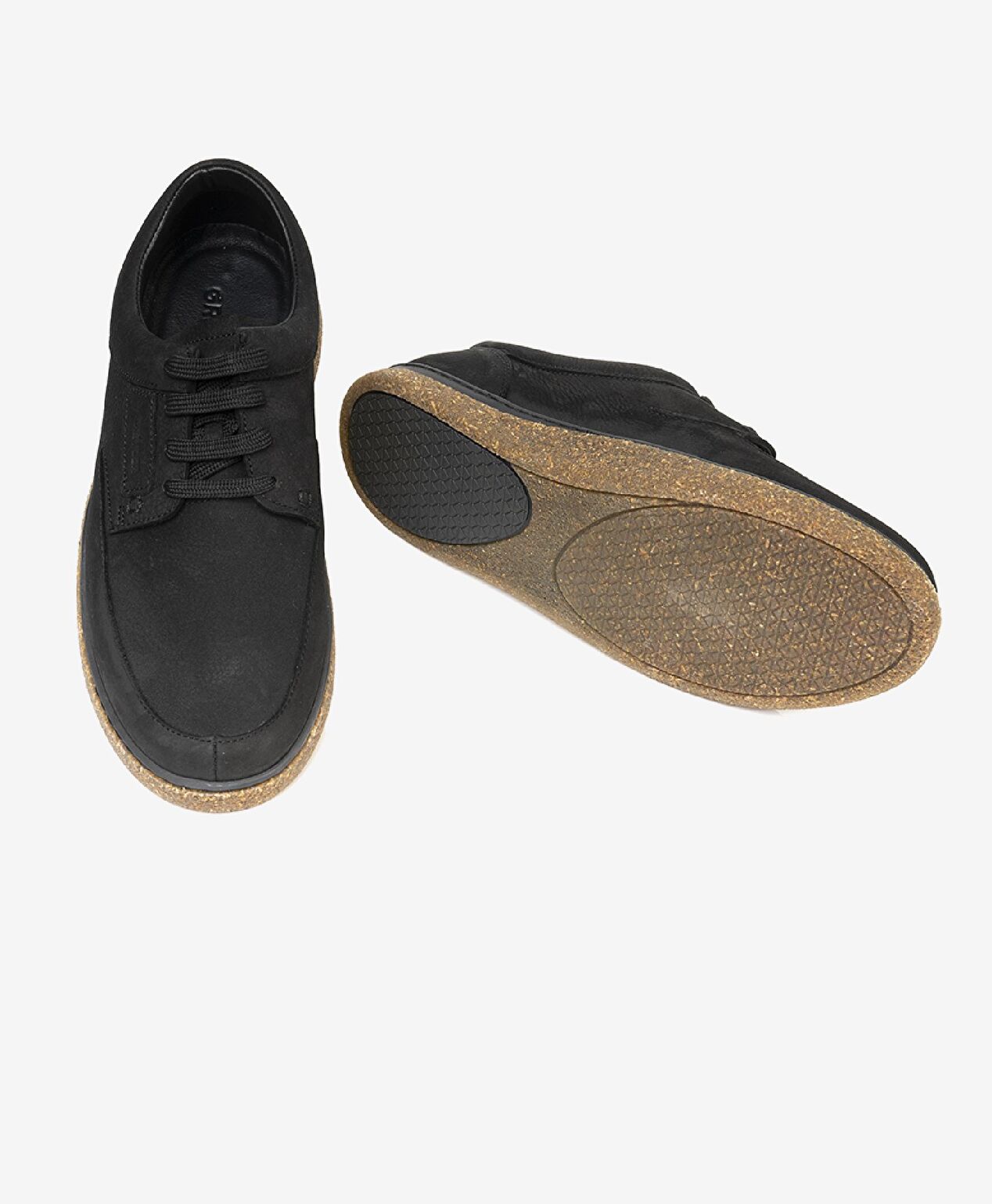 Erkek Siyah Hakiki Deri Comfort Ayakkabı - 4