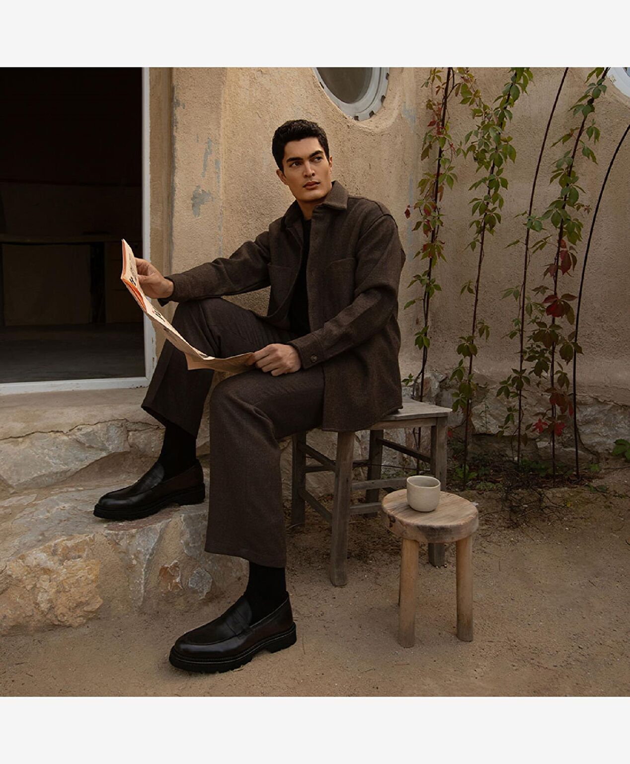 Erkek Siyah Hakiki Deri Klasik Ayakkabı - 2