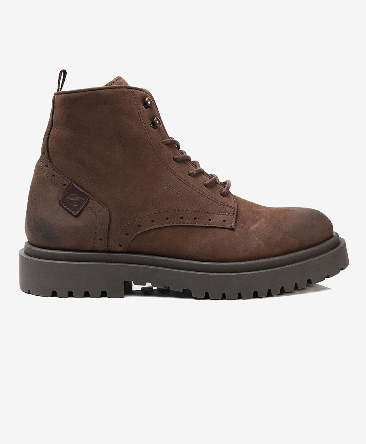 Erkek Kahverengi Hakiki Deri Günlük Bot - 1