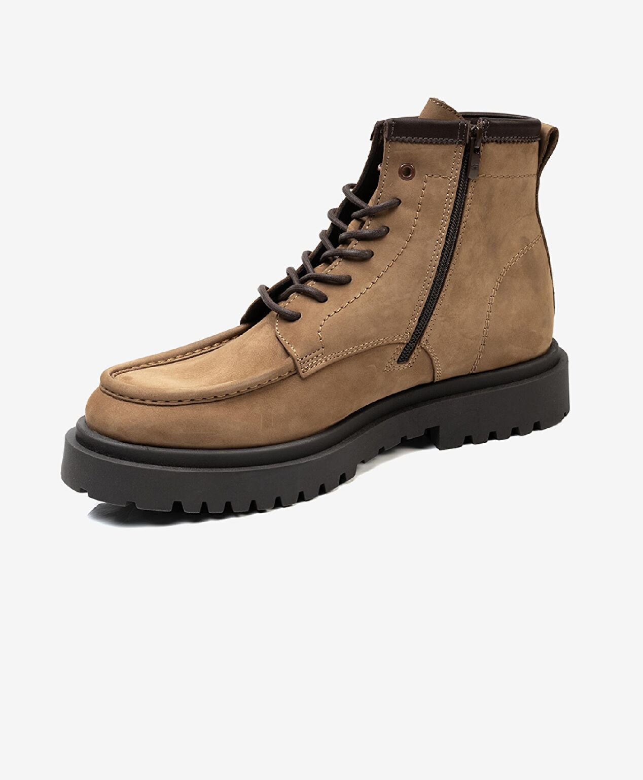 Erkek Deve Tüyü Hakiki Deri Casual Bot - 3