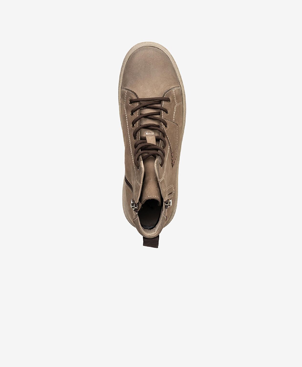 Erkek Vizon Hakiki Deri Sneaker Bot - 5