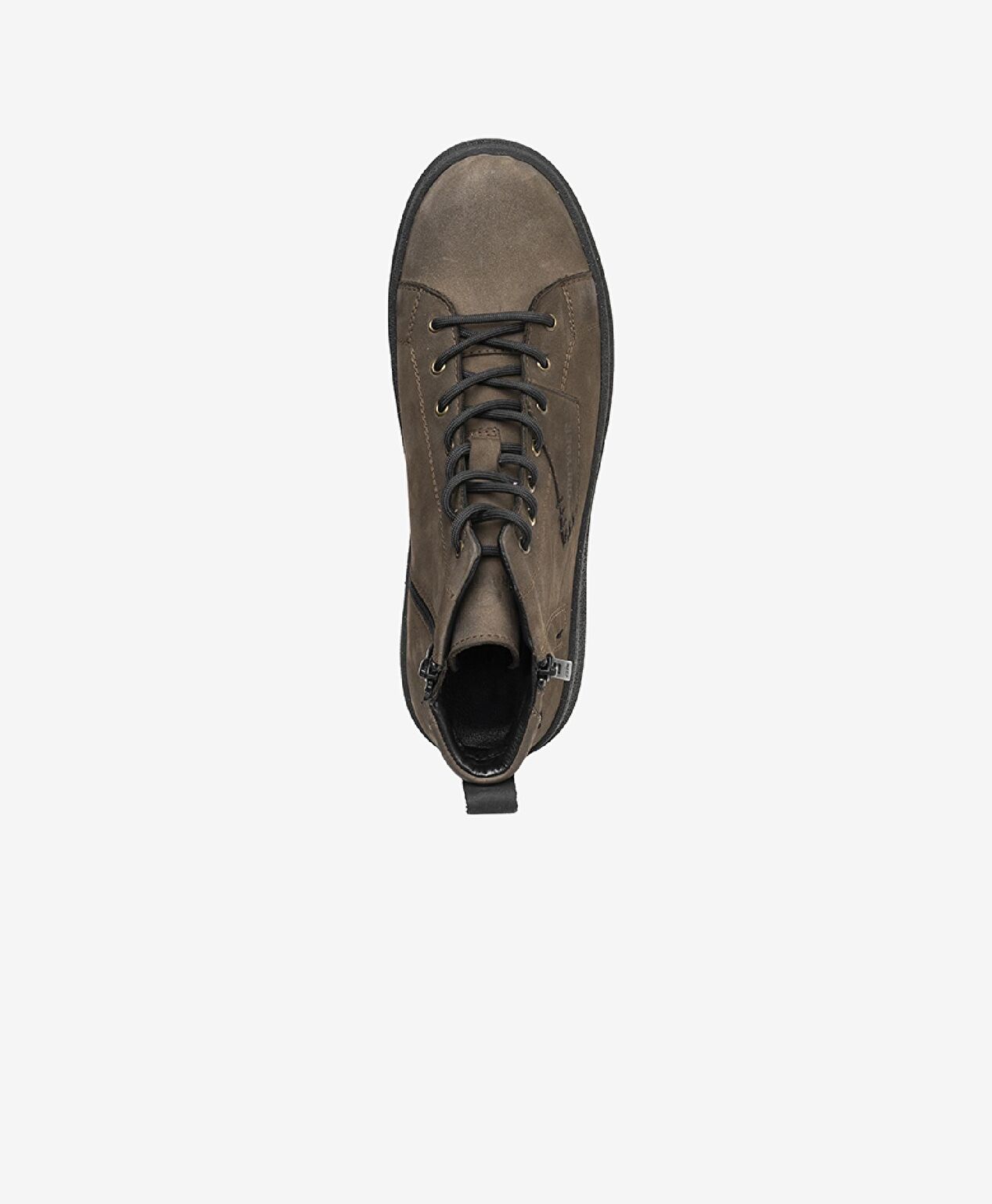 Erkek Duman Hakiki Deri Sneaker Bot - 4