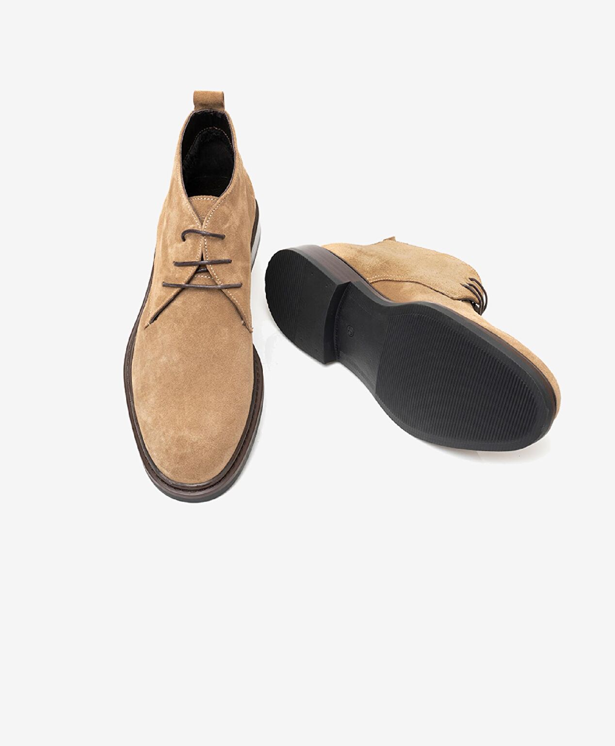 Erkek Açık Vizon Hakiki Deri Klasik Bot - 5