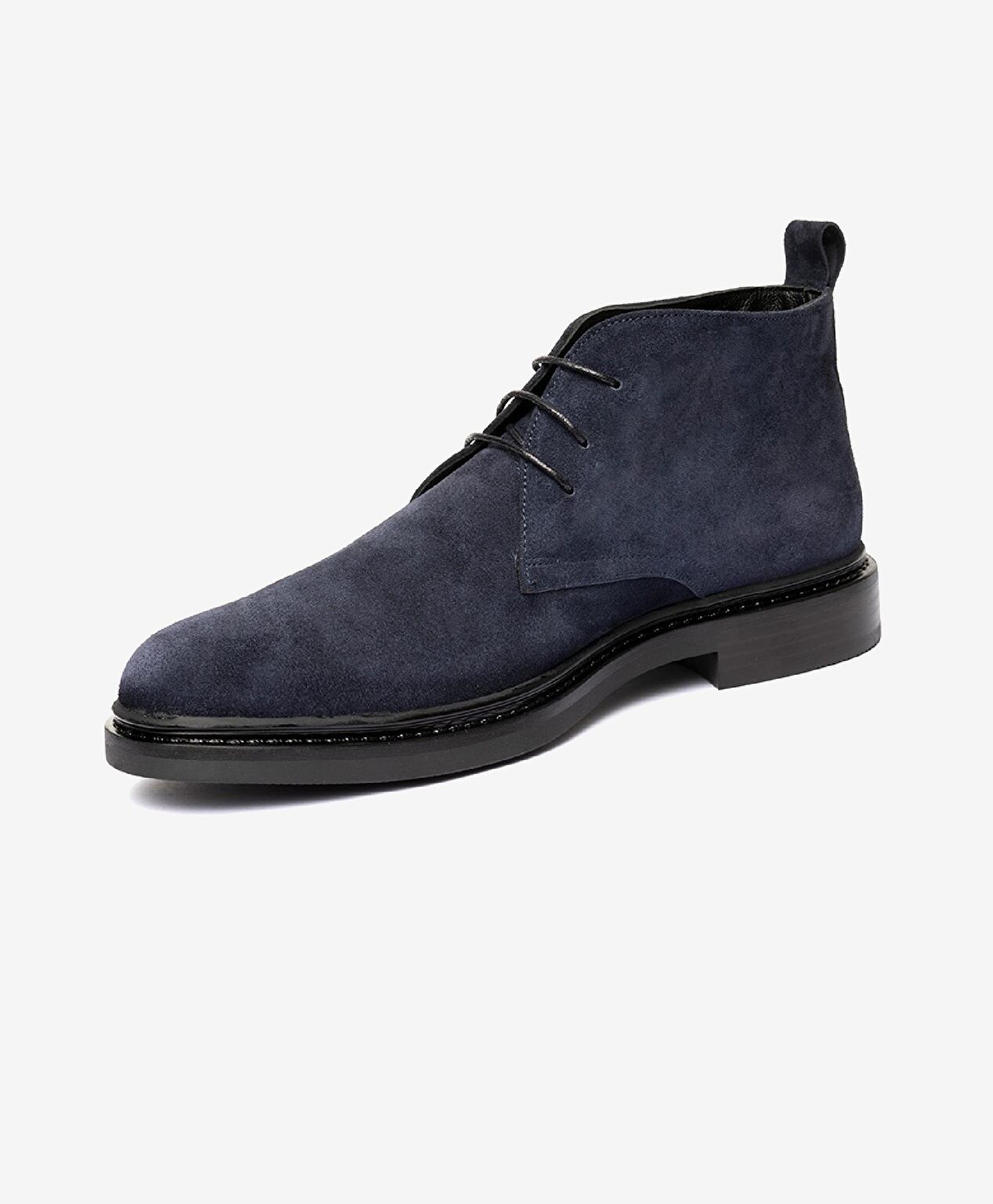 Erkek Lacivert Hakiki Deri Klasik Bot - 2