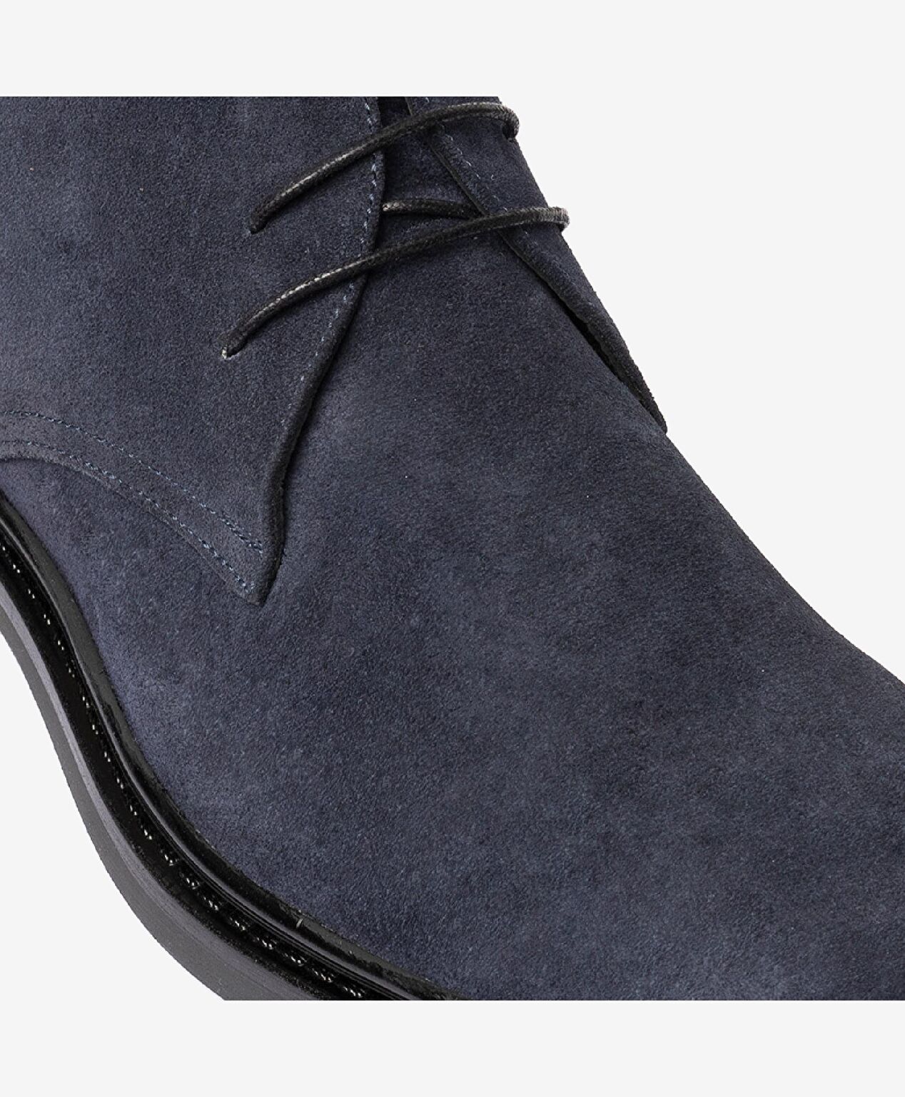 Erkek Lacivert Hakiki Deri Klasik Bot - 4