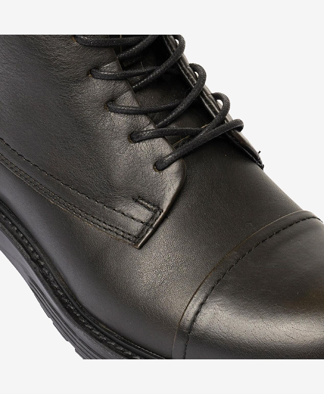 Erkek Yeşil Hakiki Deri Casual Bot - 4